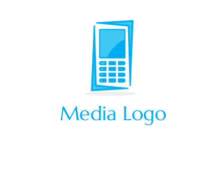 abstract mobile logo