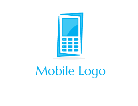 abstract mobile logo