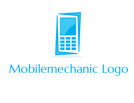 abstract mobile logo