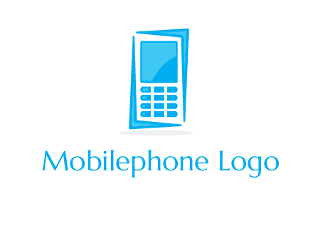 abstract mobile logo