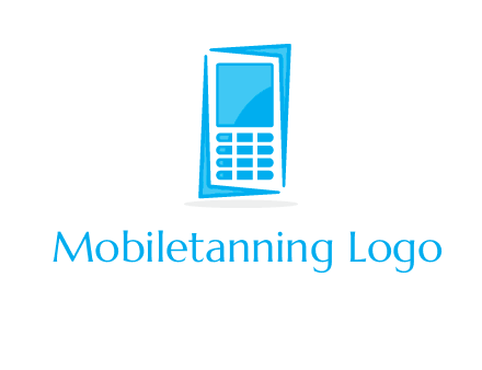 abstract mobile logo