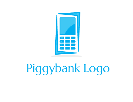 abstract mobile logo