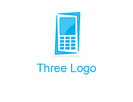abstract mobile logo