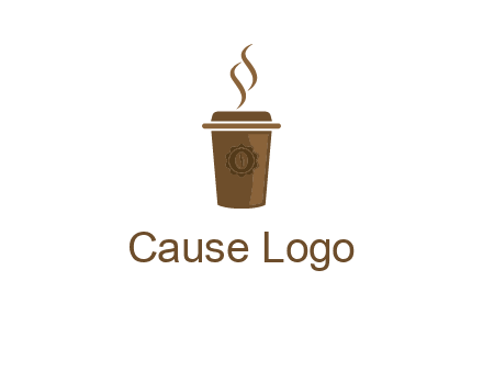 disposable coffee cup icon