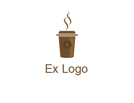 disposable coffee cup icon
