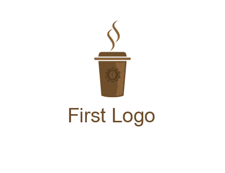disposable coffee cup icon