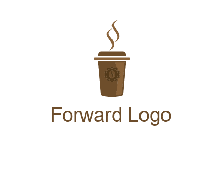 disposable coffee cup icon
