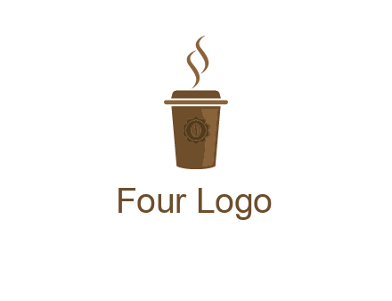disposable coffee cup icon