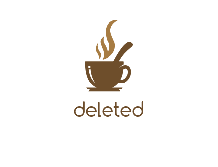 coffee cup and steam logo