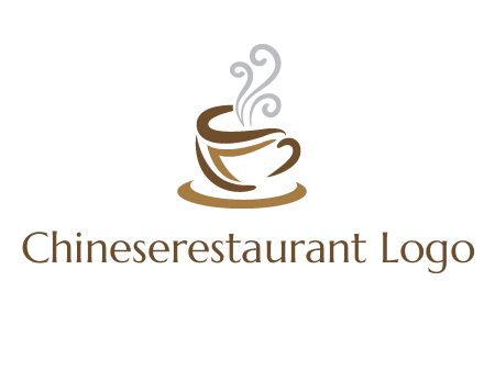 abstract coffee mug logo
