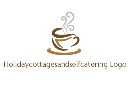 abstract coffee mug logo