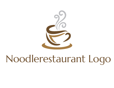 abstract coffee mug logo