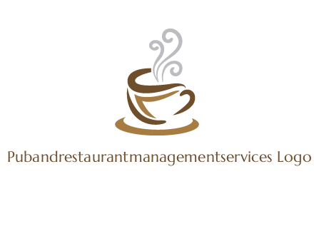 abstract coffee mug logo