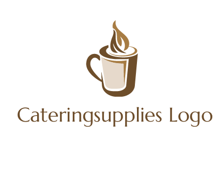 hot coffee mug logo