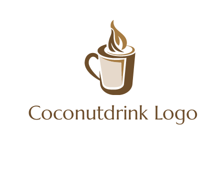 hot coffee mug logo