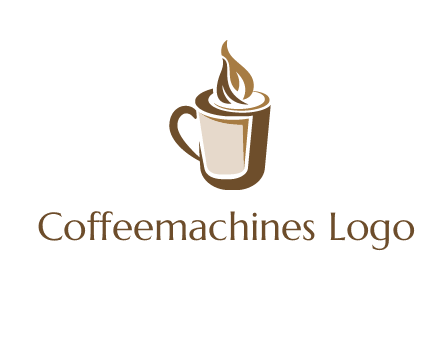 hot coffee mug logo