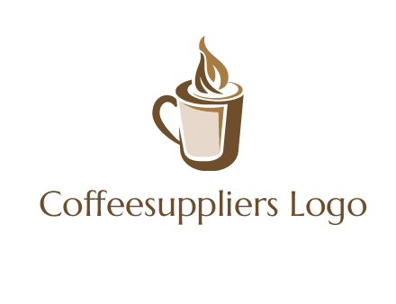 hot coffee mug logo