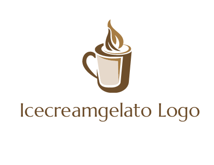 hot coffee mug logo