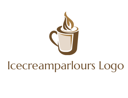 hot coffee mug logo