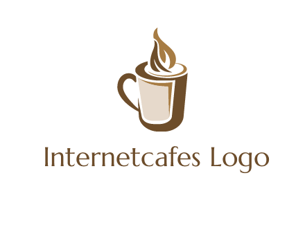 hot coffee mug logo
