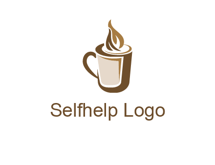 hot coffee mug logo