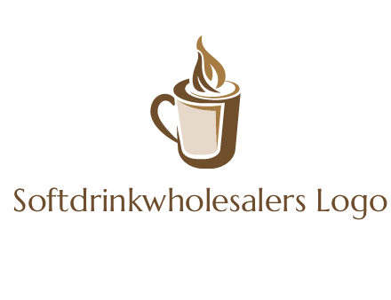 hot coffee mug logo