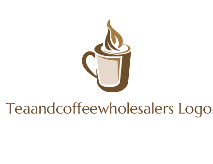 hot coffee mug logo