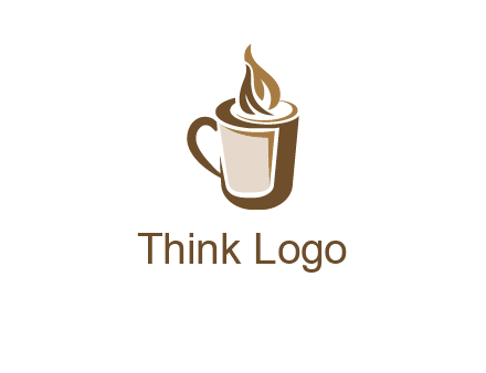 hot coffee mug logo