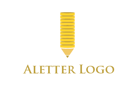 coins pencil vector