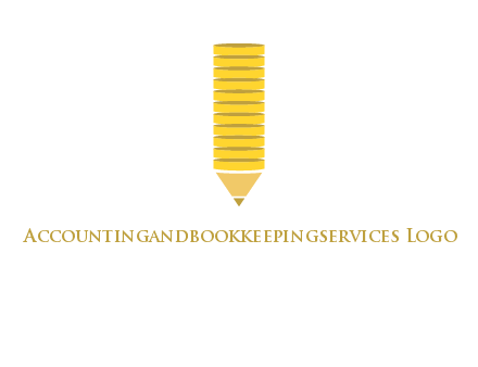 coins pencil vector