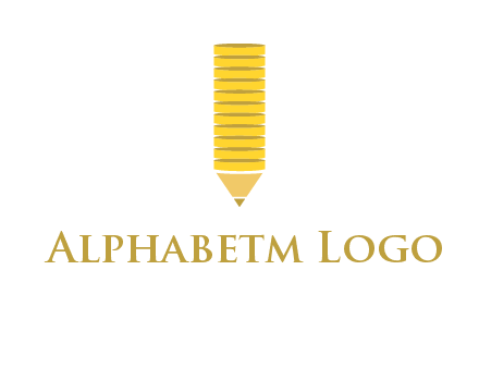coins pencil vector