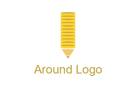 coins pencil vector