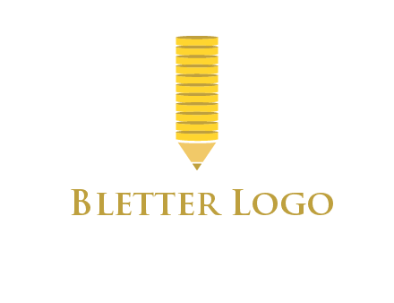 coins pencil vector