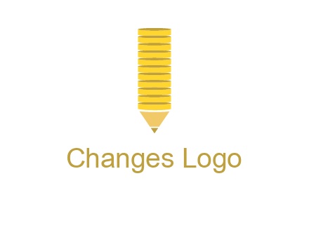 coins pencil vector