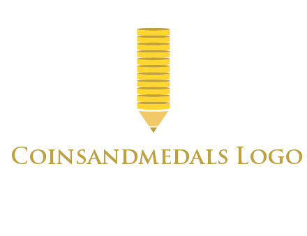 coins pencil vector