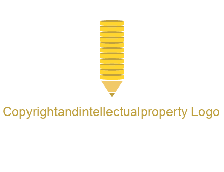 coins pencil vector