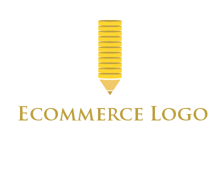 coins pencil vector