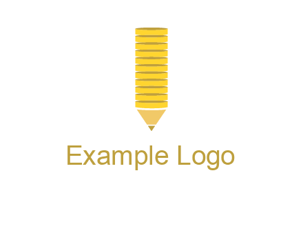 coins pencil vector