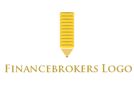 coins pencil vector