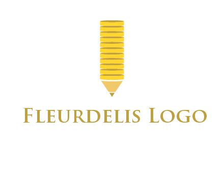 coins pencil vector