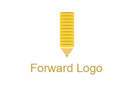 coins pencil vector
