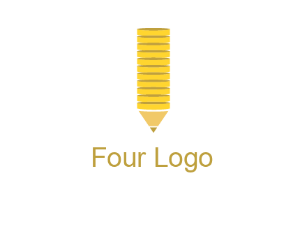 coins pencil vector