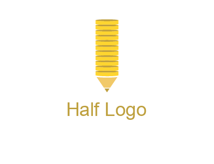 coins pencil vector