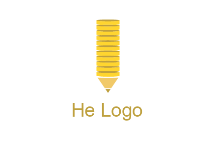 coins pencil vector