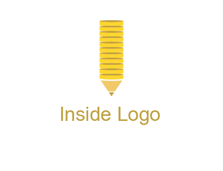 coins pencil vector
