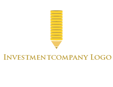 coins pencil vector