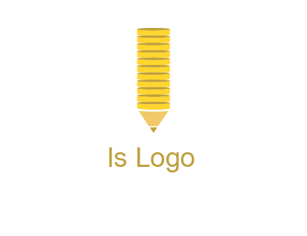 coins pencil vector