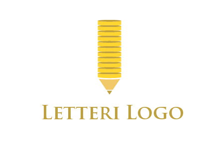 coins pencil vector