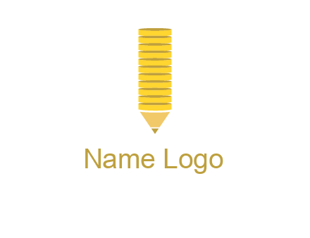 coins pencil vector