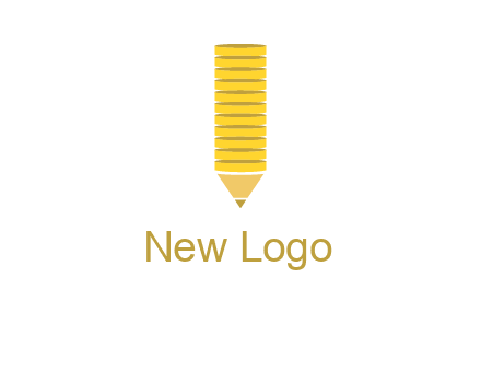 coins pencil vector